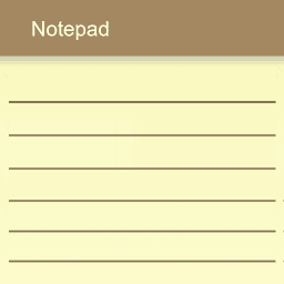 Notepad - simple notes